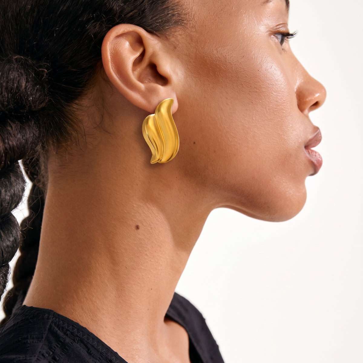 Gabriva - 18K vergoldete Flügel-Ohrstecker Aurelia