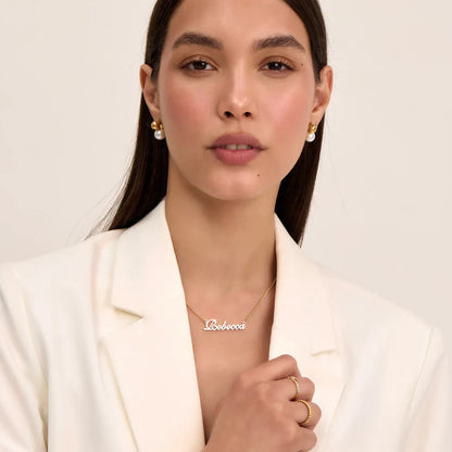 Siena personalisierte Namenskette