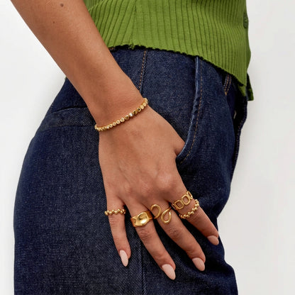Gabriva - 18K vergoldetes Ring-Set Venezia