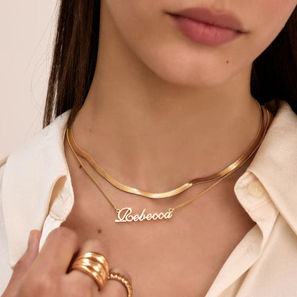 Siena personalisierte Namenskette