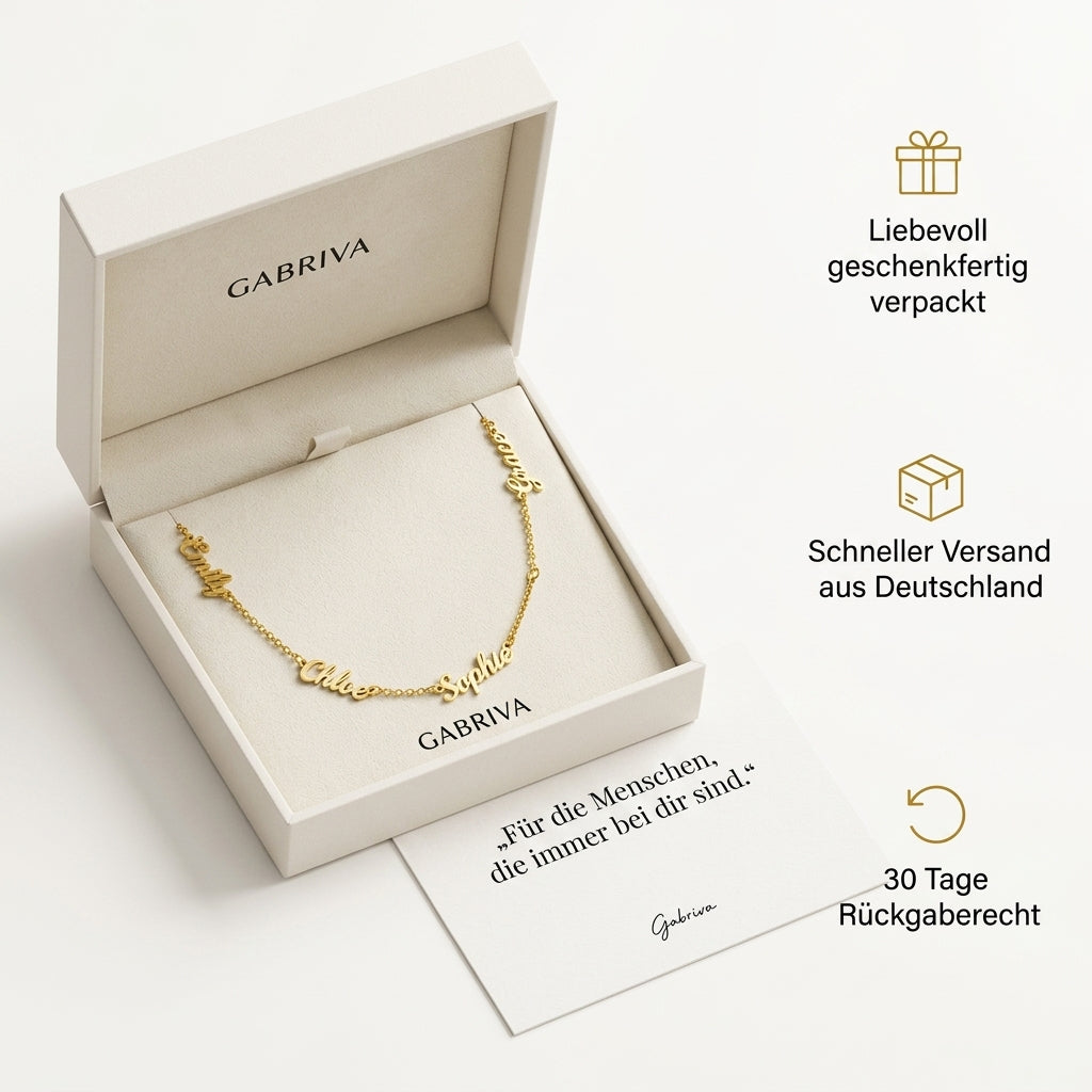 Gabriva – Halskette mit mehreren Namen