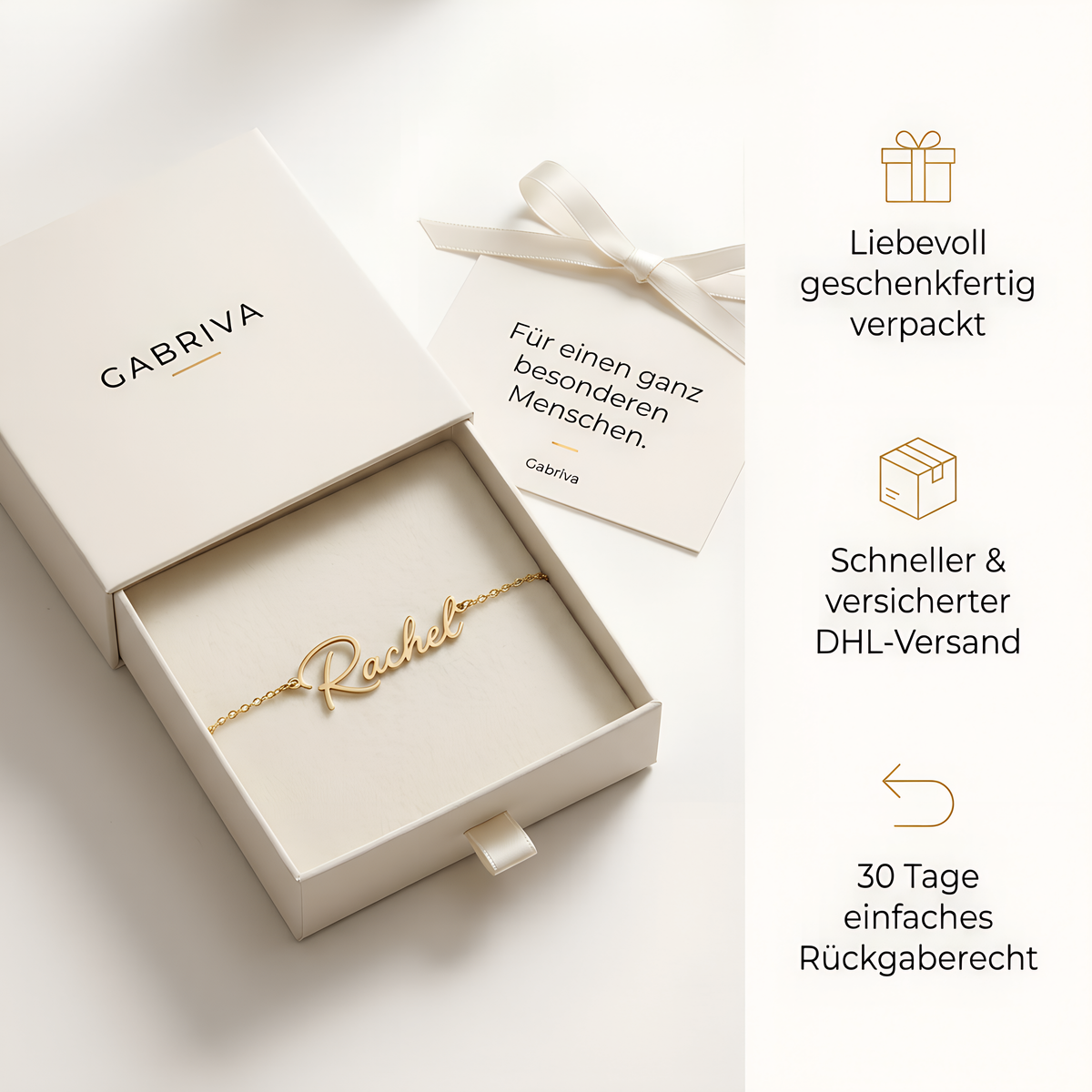 Gabriva – Personalisiertes Signatur-Armband